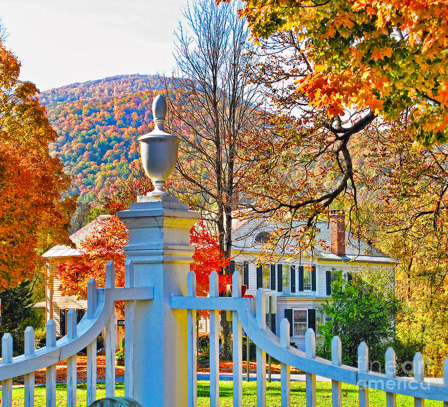 Fall Color in Bennington Vermont Photograph by Jack Schultz