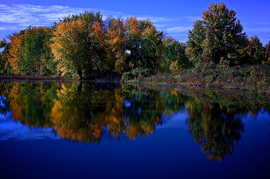 Fall Reflections #1 Photograph by Prince Andre Faubert