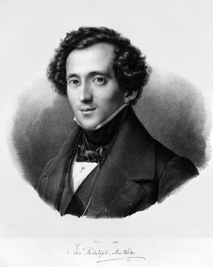 Felix Mendelssohn, German Composer #1 Photograph by Omikron