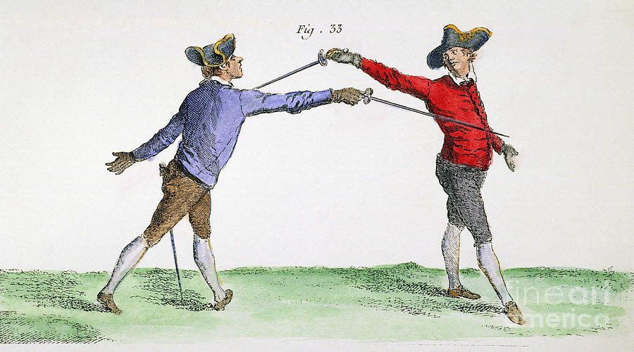 Fencing, 18th Century #1 by Granger