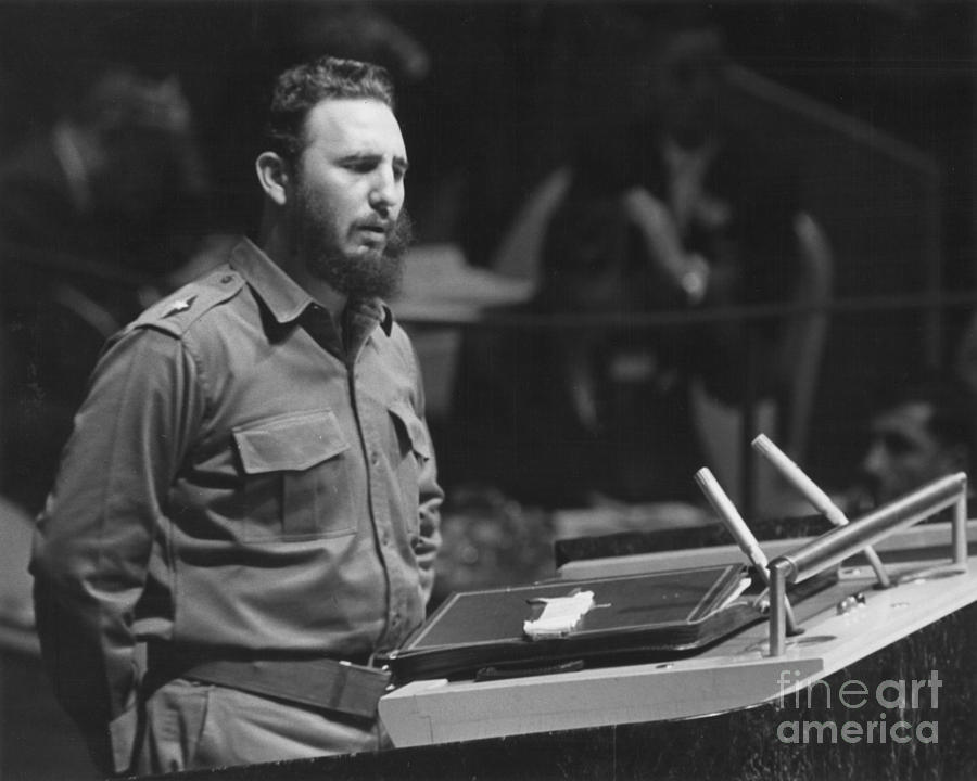 Fidel Castro (1926-) #1 Photograph by Granger