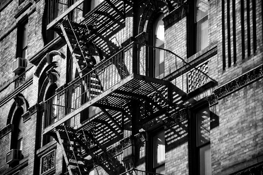 New York City Photograph - Fire Escape #1 by Darren Martin