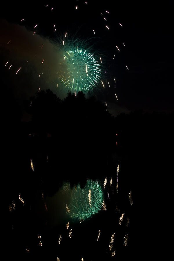 Fireworks on Golden Ponds.  #1 Photograph by James BO Insogna