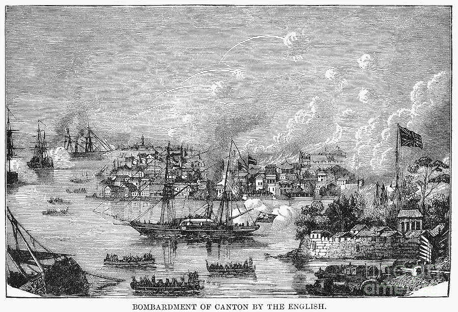 Transportation Photograph - First Opium War, 1841 #1 by Granger