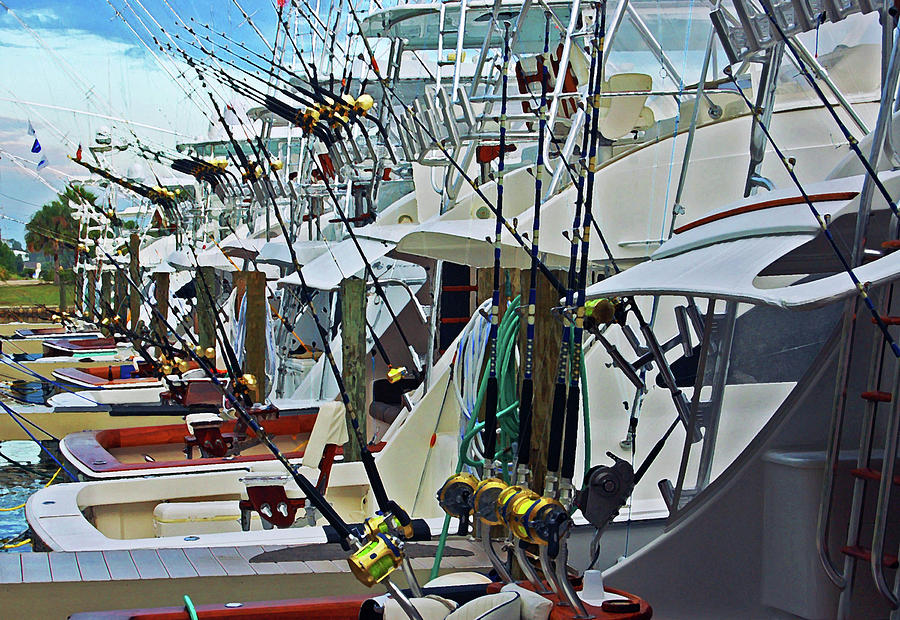 Fishing Fleet #1 Digital Art by Michael Thomas