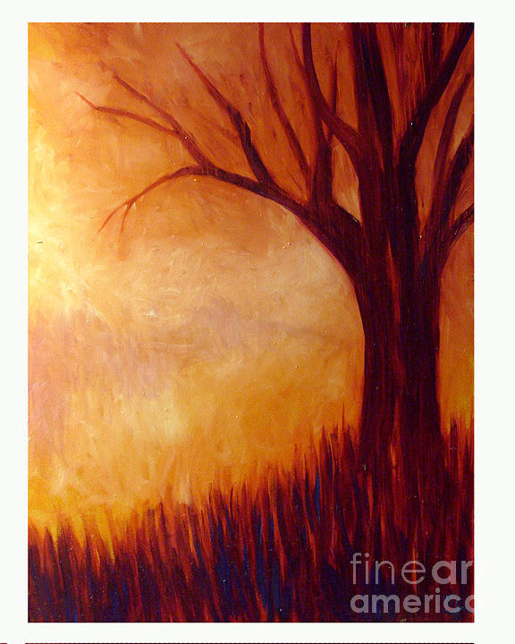 Flames Painting by Monica Furlow