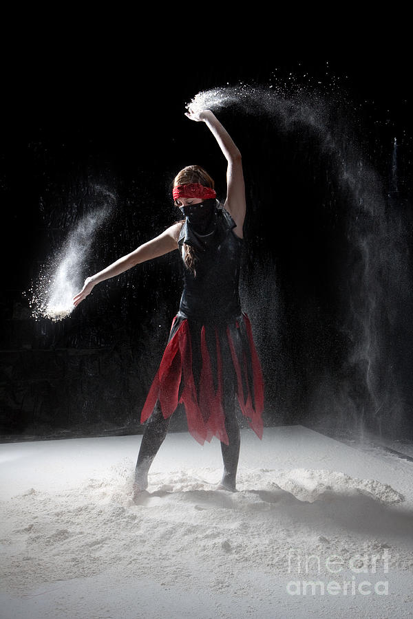 Surrealism Photograph - Flour Dancer Series #1 by Cindy Singleton