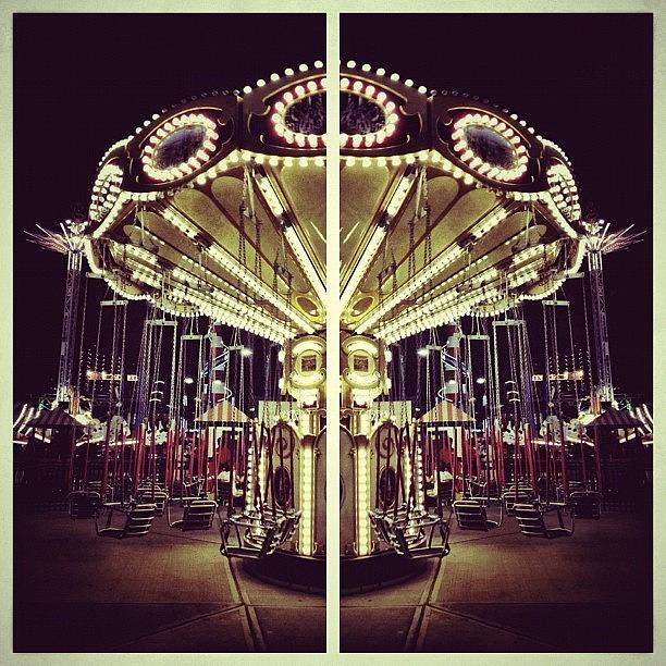 Lunapark Photograph - Flying Carousel #1 by Natasha Marco