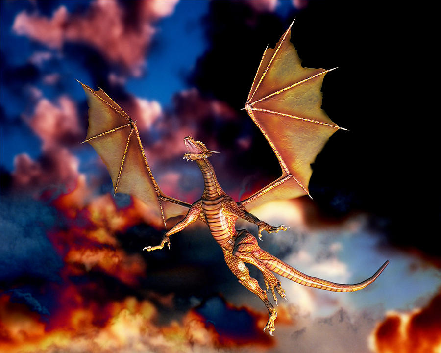 Flying Dragon Photograph by Victor Habbick Visions - Fine Art America