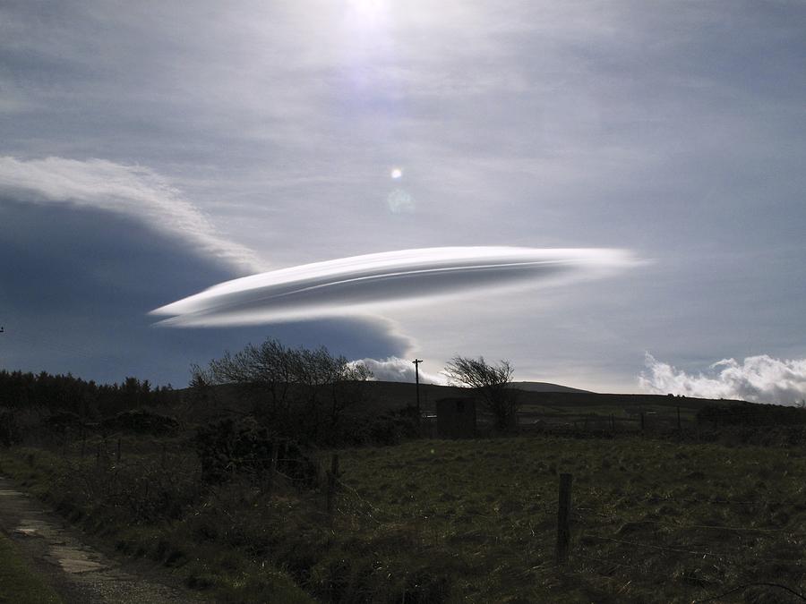 Flying Saucer Cloud Photograph by Cordelia Molloy Fine Art America
