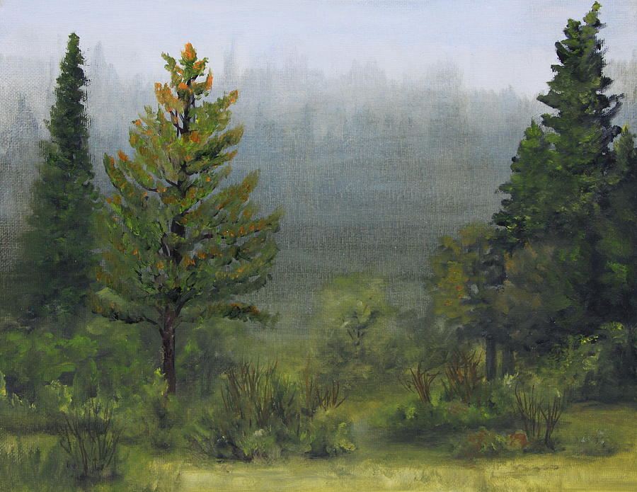 Foggy Day #1 Painting by Joi Electa