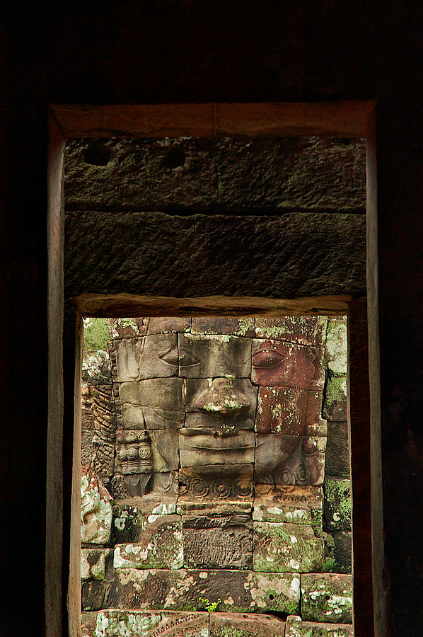 Framed Buddha Photograph by Arj Munoz