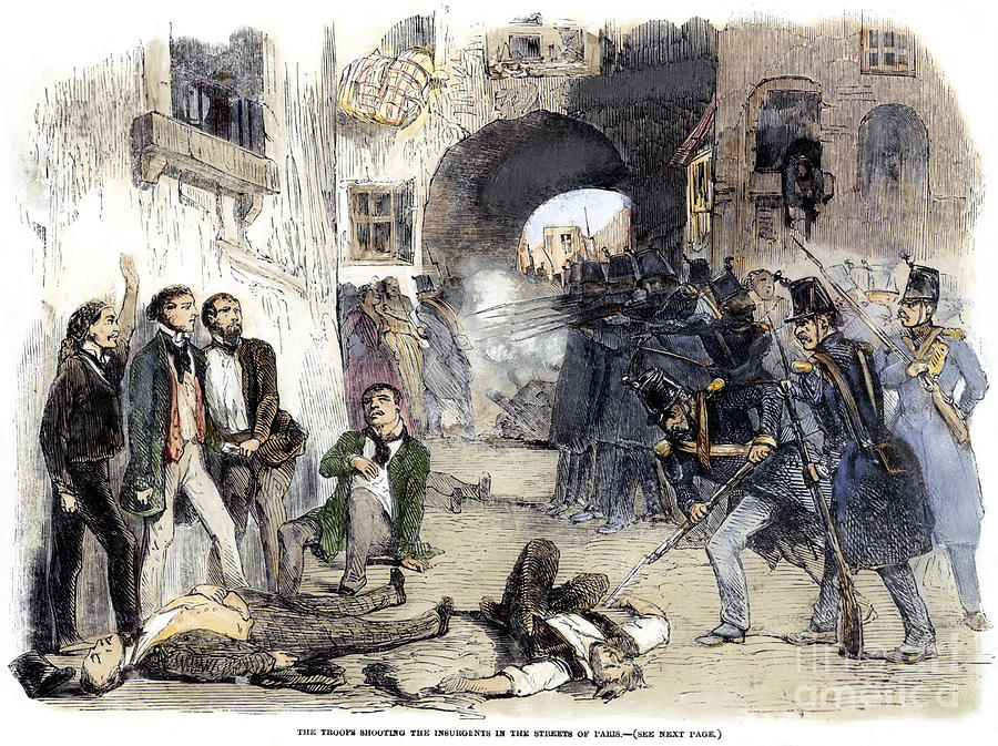 France: Paris Riot, 1851 Photograph by Granger - Fine Art America