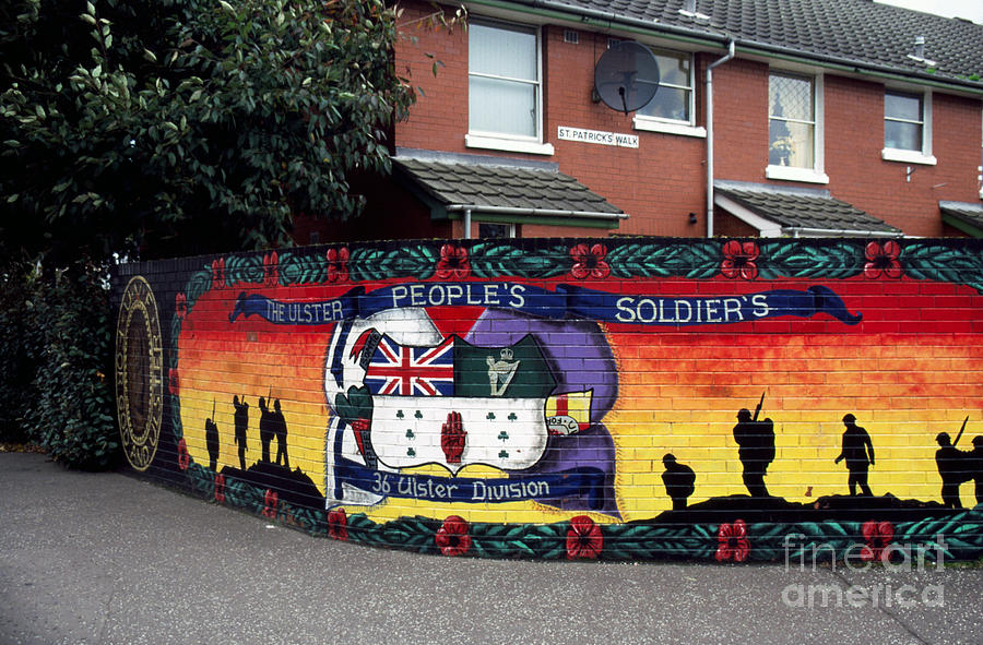 Freedom Corner Mural Belfast #1 Photograph by Thomas R Fletcher