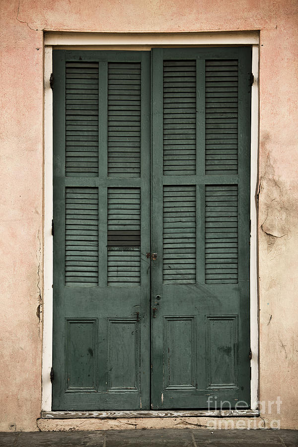 French Quarter Doors #1 Photograph by Leslie Leda