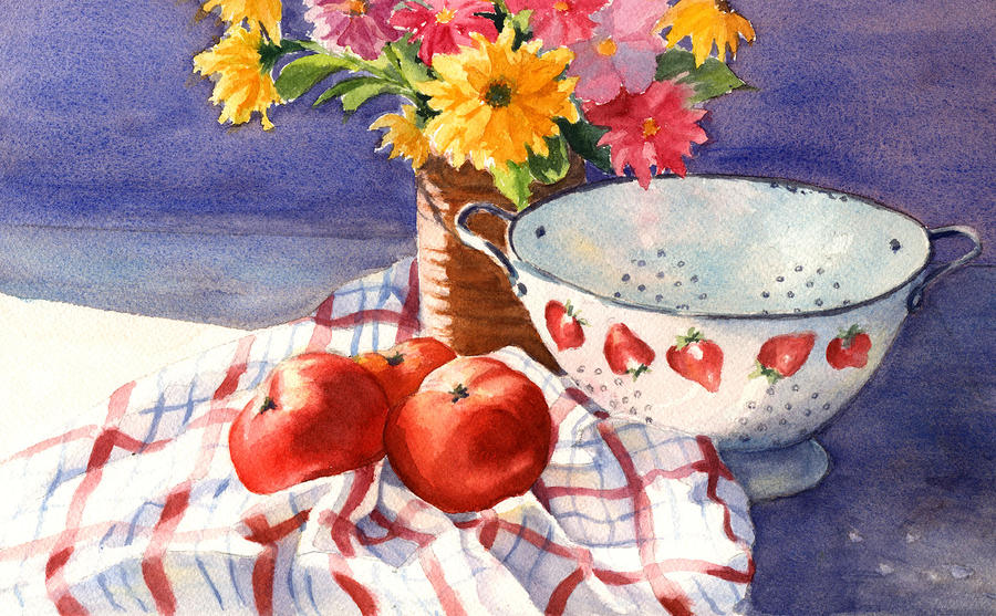 From the Farmstand #1 Painting by Vikki Bouffard