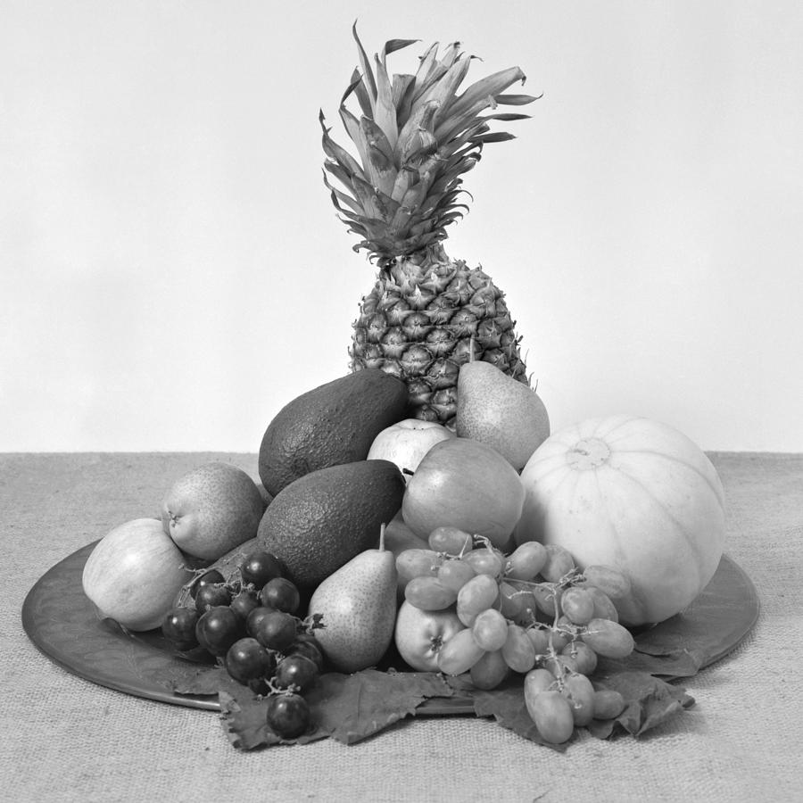 Fruit tray still life #1 Photograph by Paul Cowan