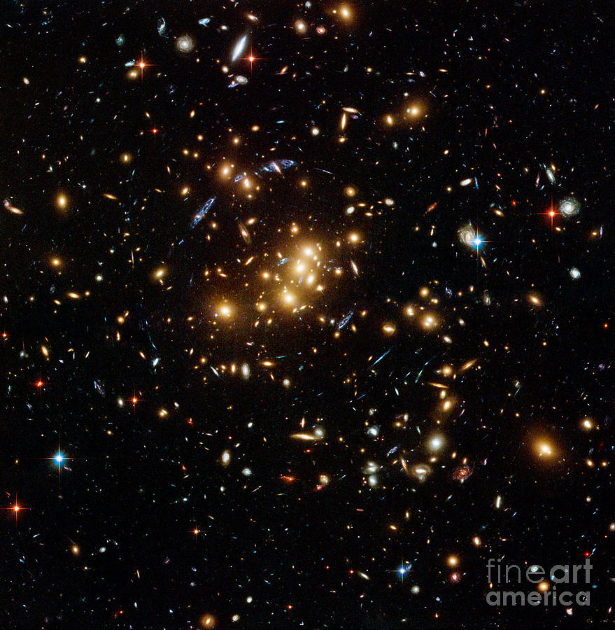 Galaxy Cluster #1 Photograph by Nasa