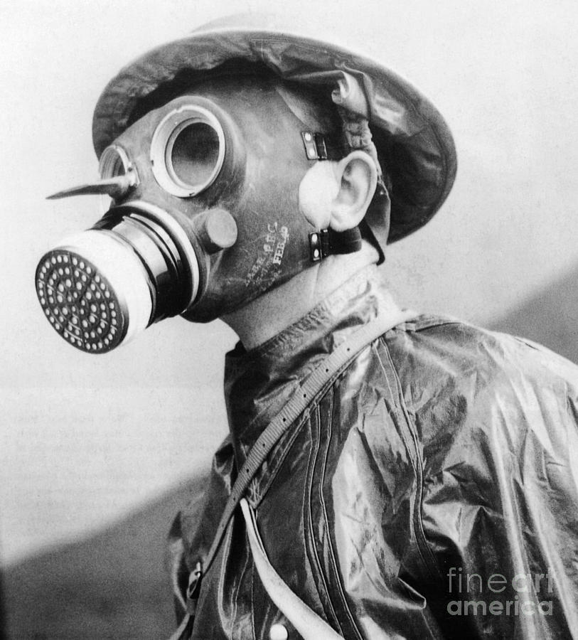 Gas Masks #1 Photograph by Science Source