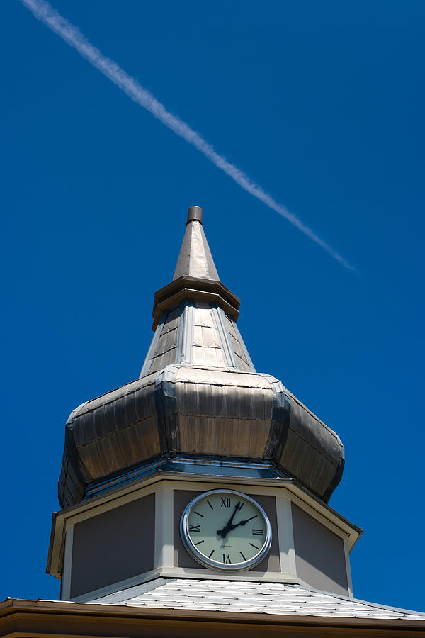 Gazebo Clock #1 Photograph by Ed Gleichman