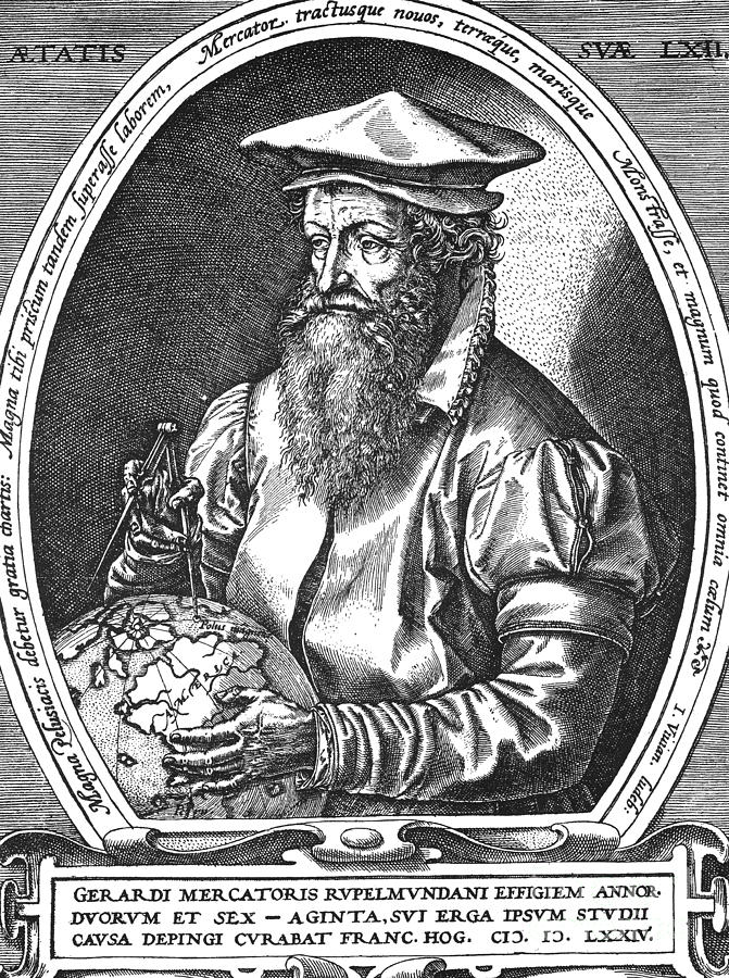 Gerardus Mercator, Flemish Cartographer #1 Photograph by Science Source