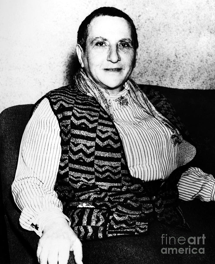 Portrait Photograph - Gertrude Stein (1874-1946) #1 by Granger