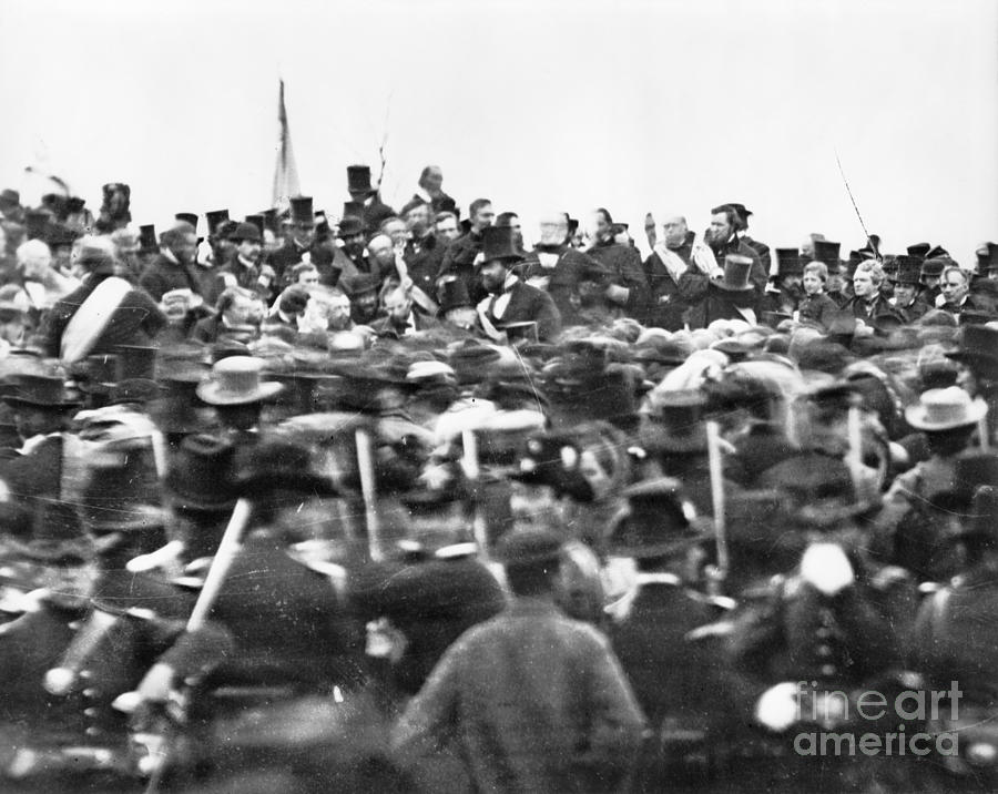 Gettysburg Address, 1863 Photograph By Granger - Fine Art America