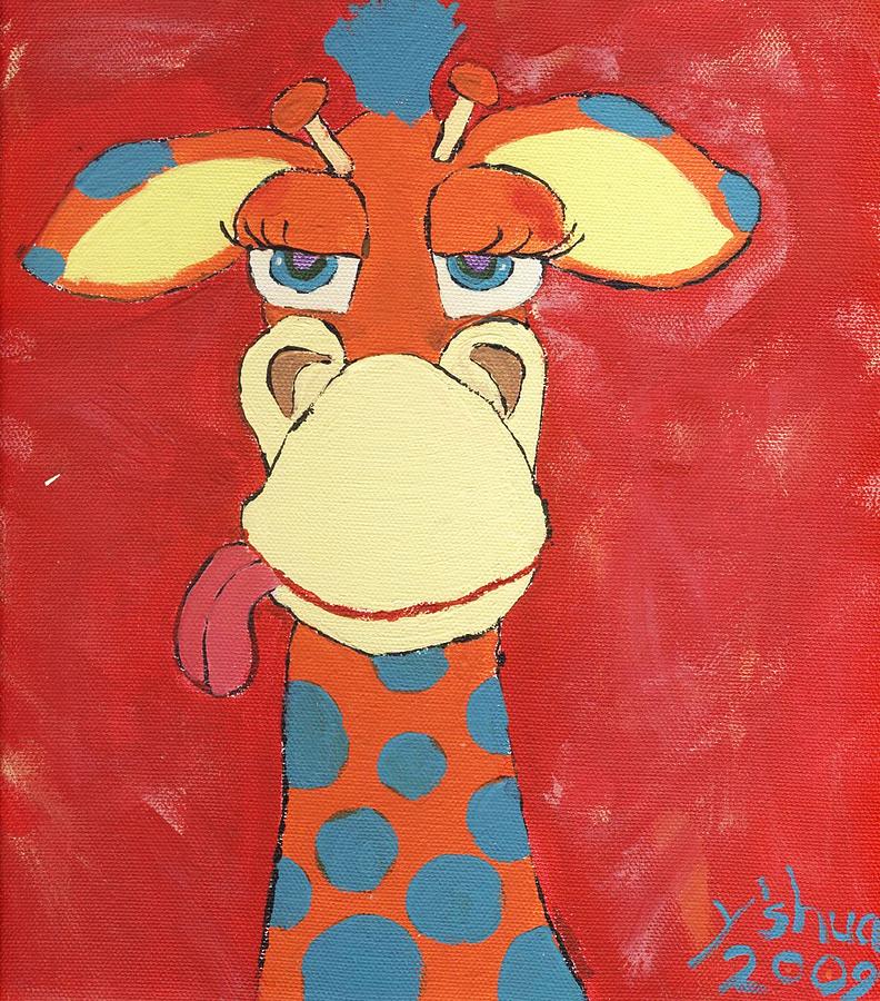 Giraffe Painting by Yshua The Painter