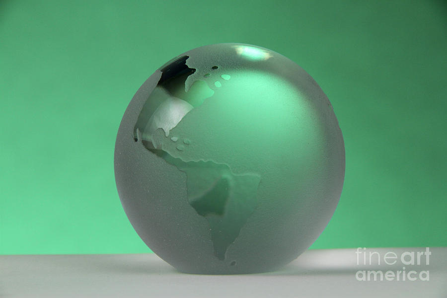 Glass Globe #1 Photograph by Photo Researchers, Inc.