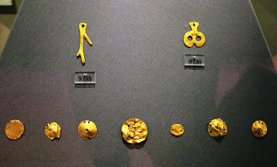 Gold Amulets Photograph by Andonis Katanos