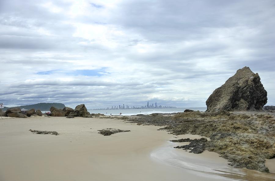 Beach Photograph - Gold Coast Skyline #1 by Boyd Nesbitt