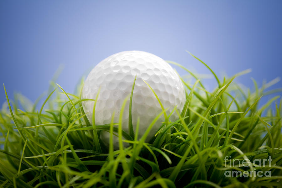 Golf Photograph - Golfball #1 by Kati Finell