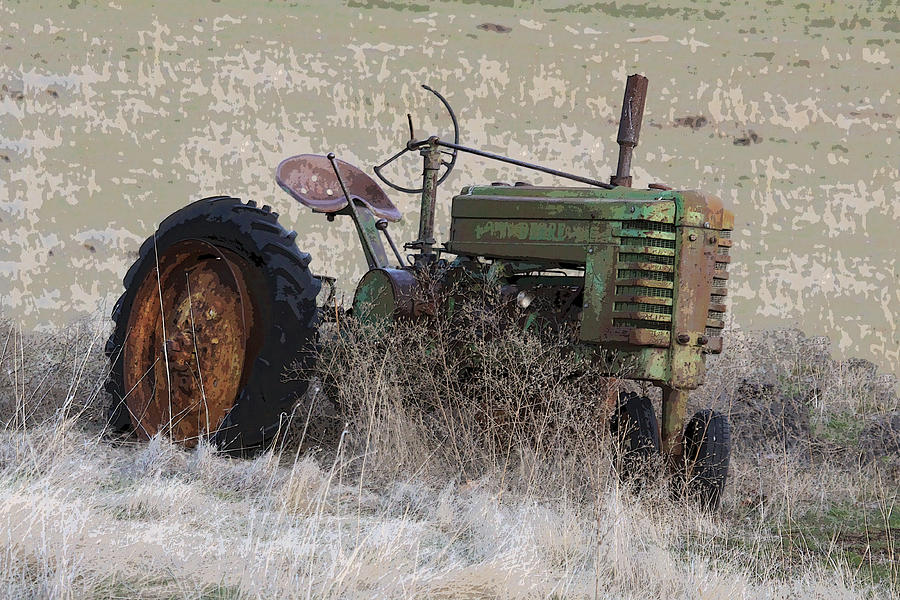 Grampas Old Tractor Photograph by Steve McKinzie