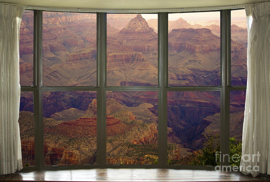 Grand Canyon Springtime Bay Window View #1 Photograph by James BO Insogna