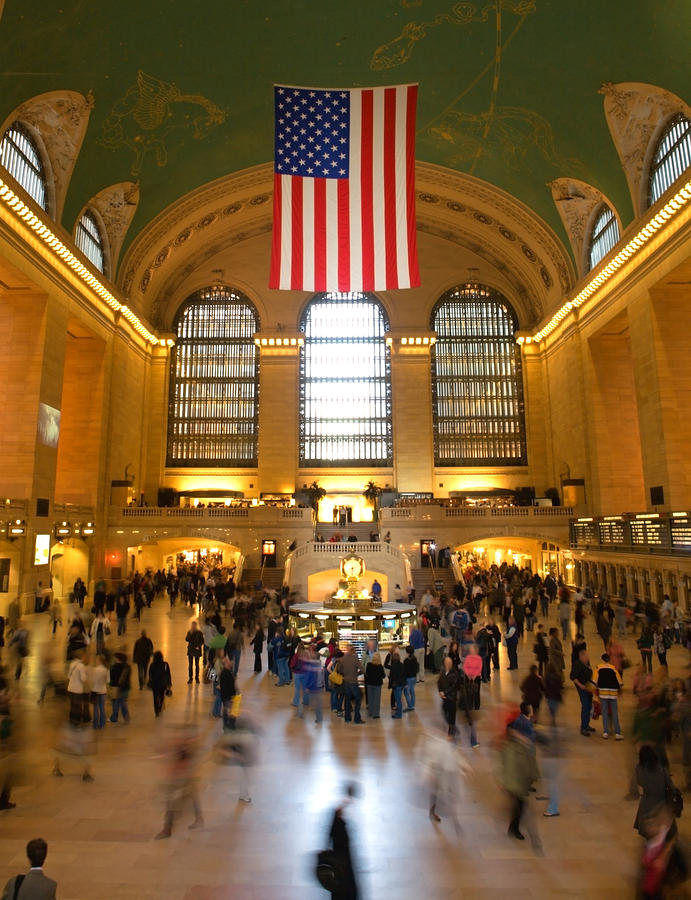 Rush Hour Movie Photograph - Grand Central Station #1 by Samuel Kessler