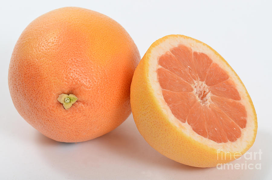 Grapefruit #1 Photograph by Photo Researchers, Inc.