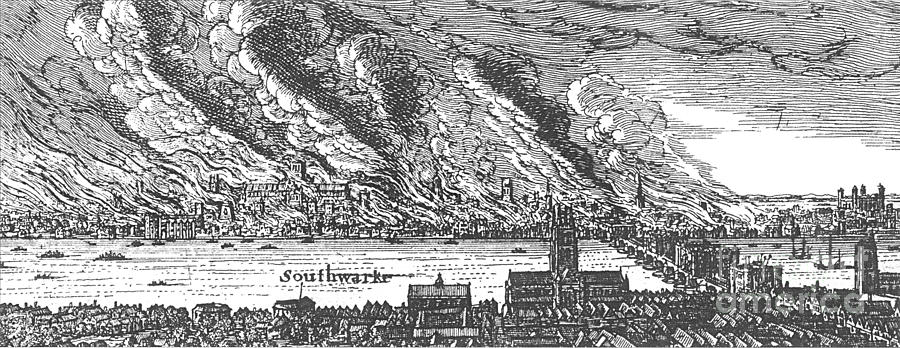 Great Fire Of London, 1666 Photograph by Photo Researchers