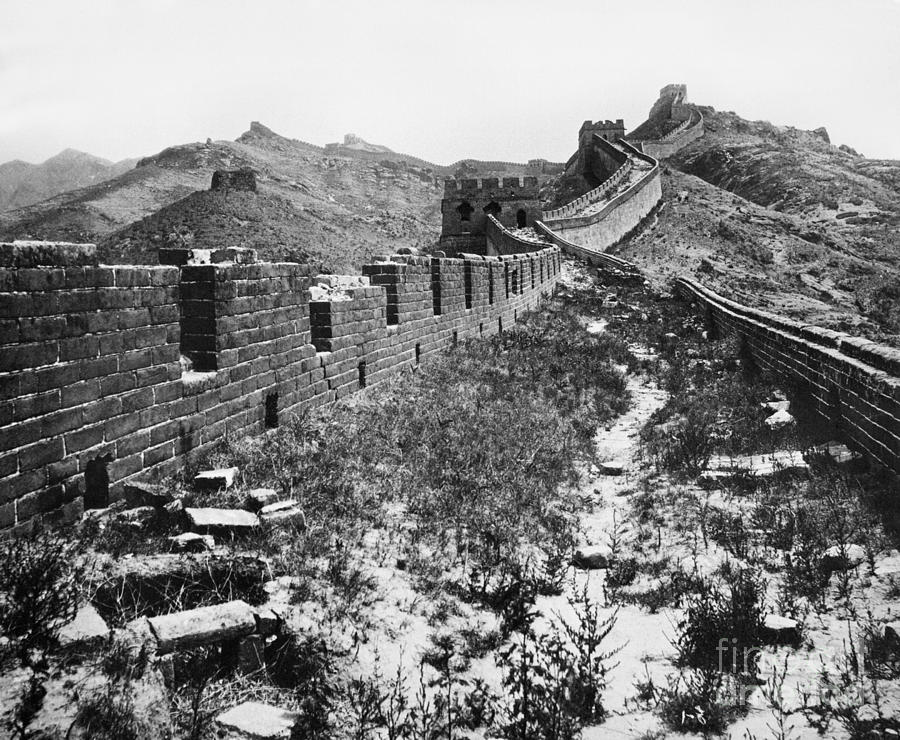 Great Wall Of China, 1901 #3 Photograph by Granger