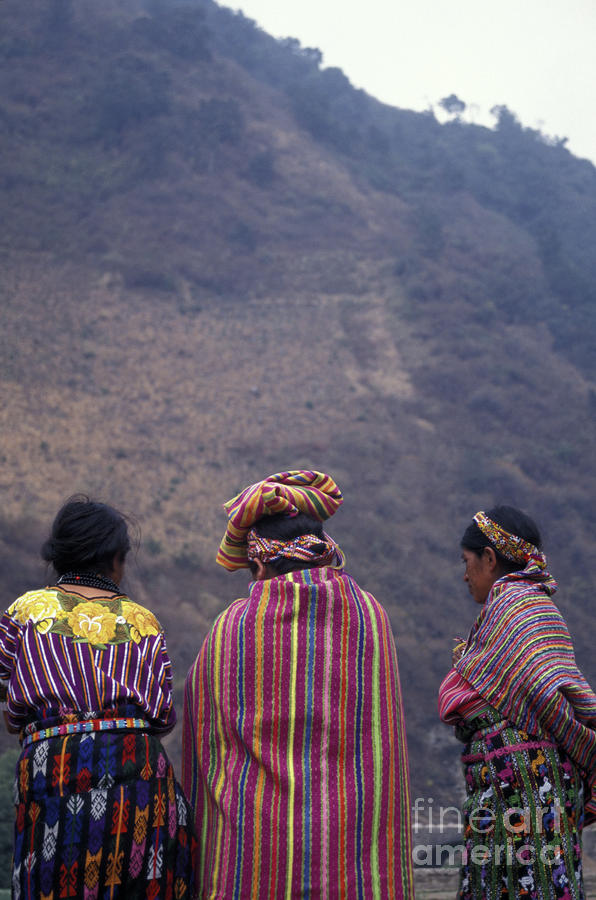 Guatemala Maya Women #1 Photograph by John  Mitchell