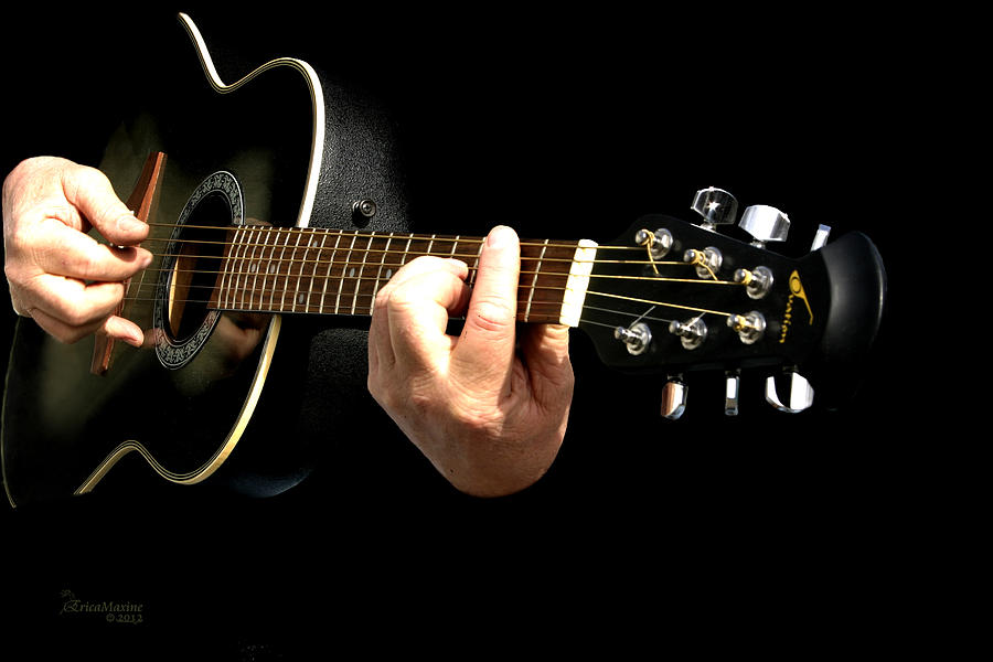 Guitar Still Life Photograph - Guitar In Hands  #1 by Ericamaxine Price