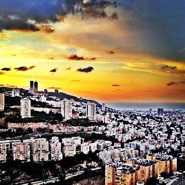 Sunset Photograph - Haifa #1 by Kim Cafri
