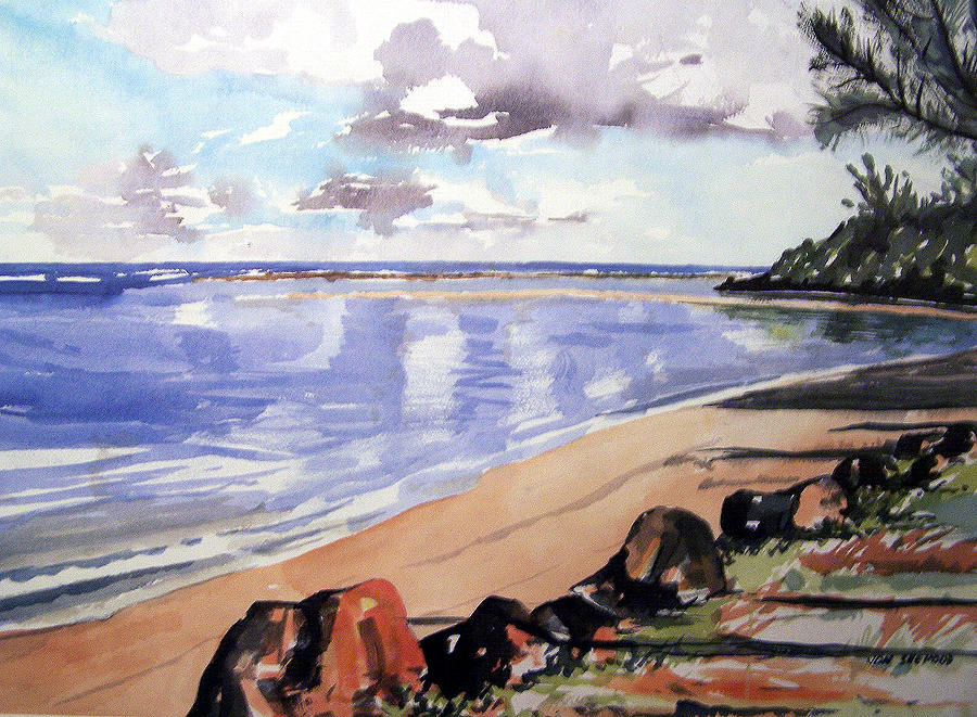 Hanalei Painting - Hanalei Bay by Jon Shepodd Hanalei Painting - Hanalei Bay by Jon Shepodd
