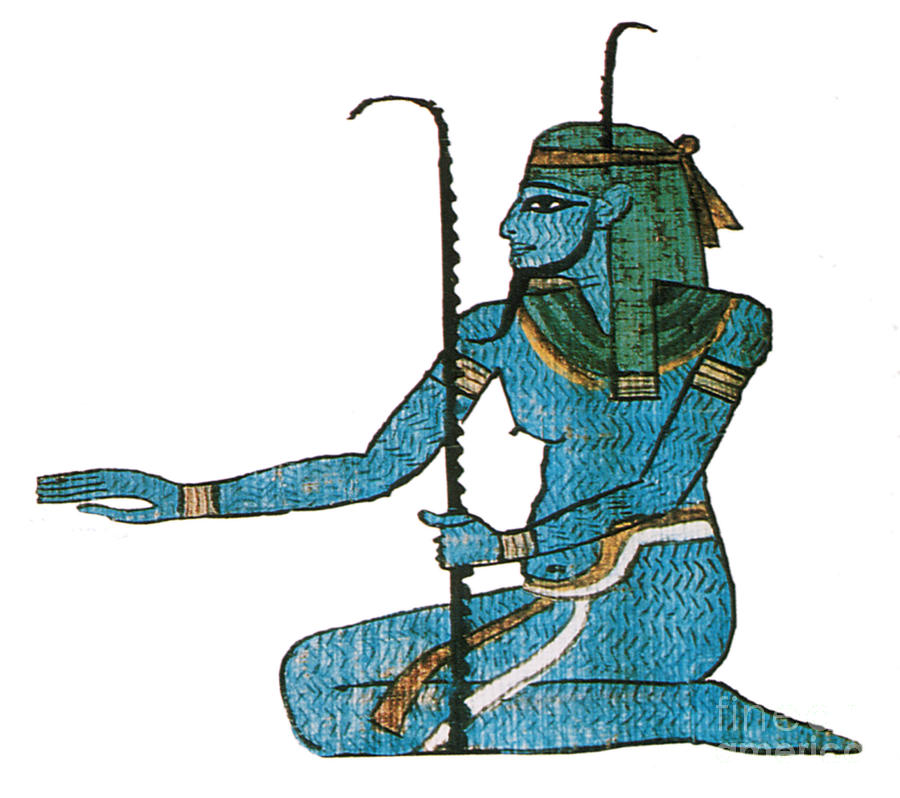 Hapi Egyptian God Photograph by Photo Researchers