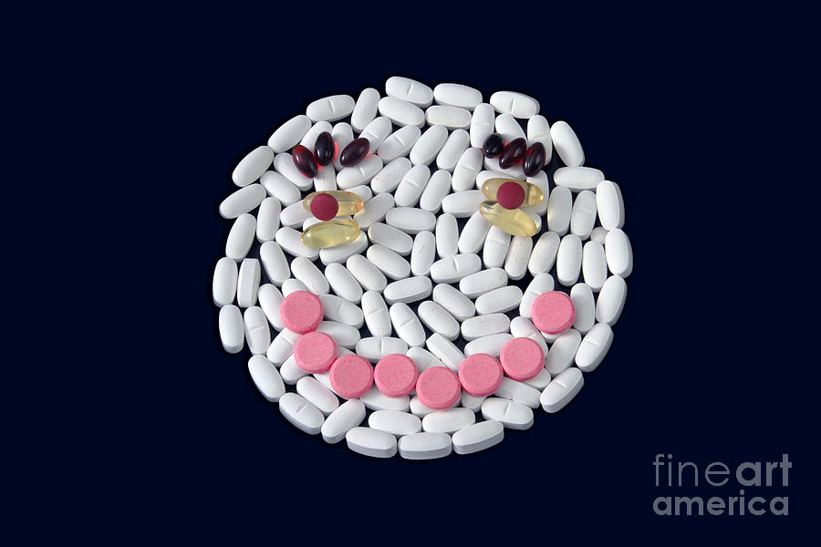 Happy Pills #1 Photograph by Photo Researchers, Inc.