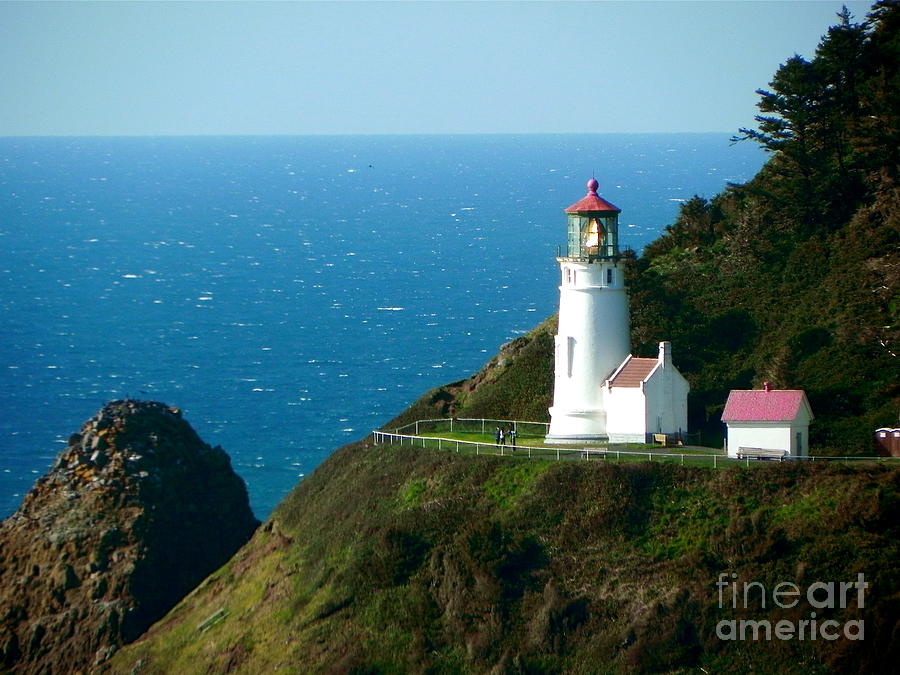 Heceta Head Lighthouse Pyrography by Nick Korstad - Fine Art America