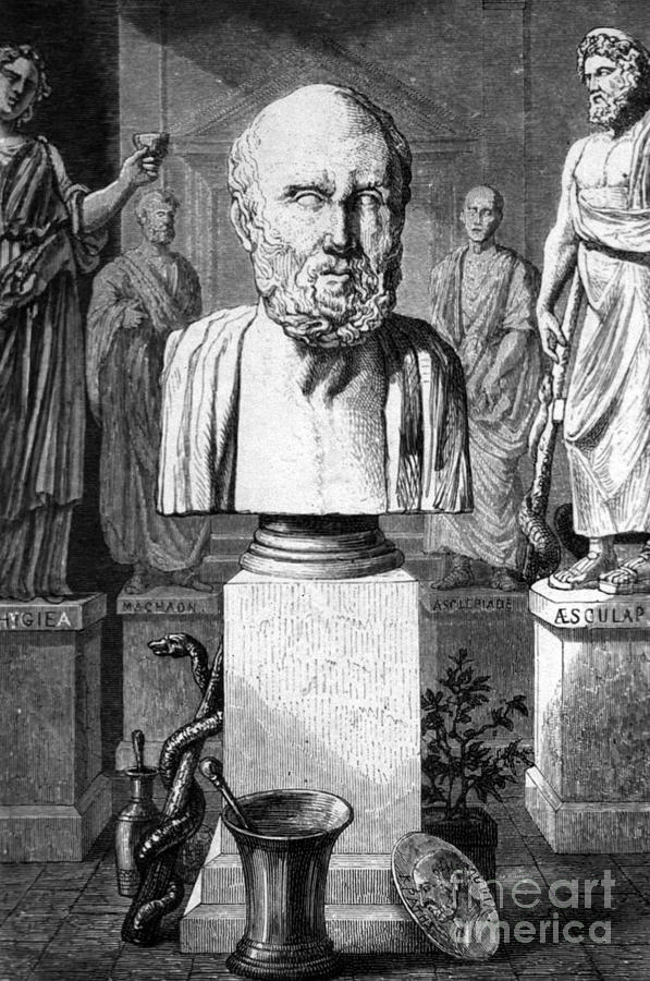 Hippocrates, Greek Physician, Father #1 Photograph by Science Source