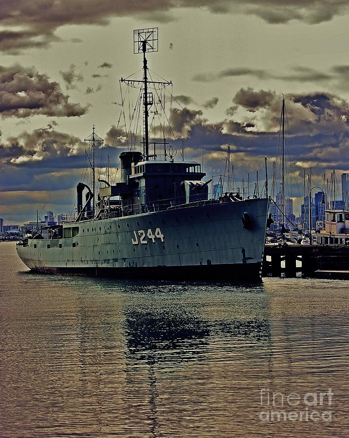 HMAS Castlemaine 3 #1 Photograph by Blair Stuart