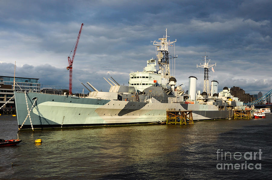 HMS Belfast  #1 Photograph by Andrew  Michael