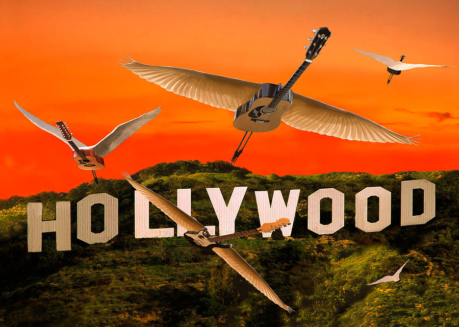 Hollywood Digital Art - Hollywood Rocks #1 by Eric Kempson