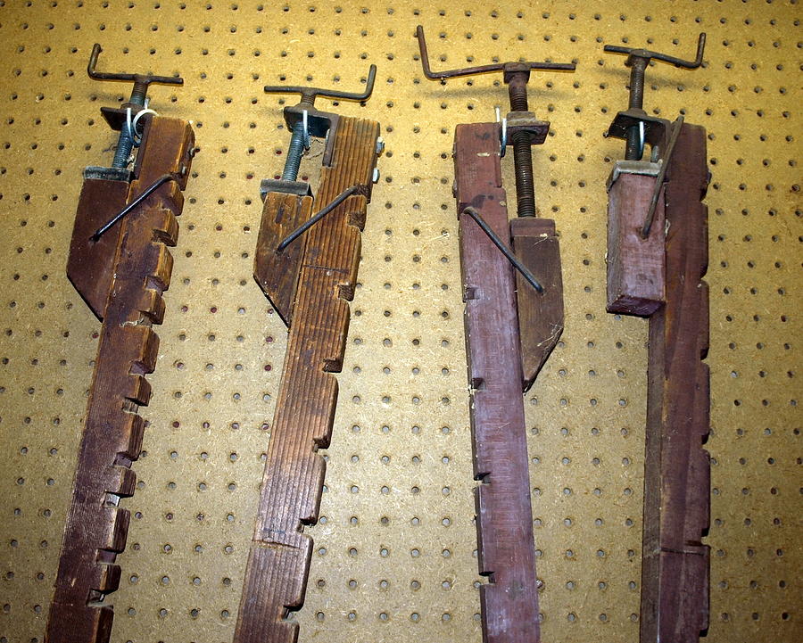 Home Made Woodworking Clamps Photograph by Mike Stanfield